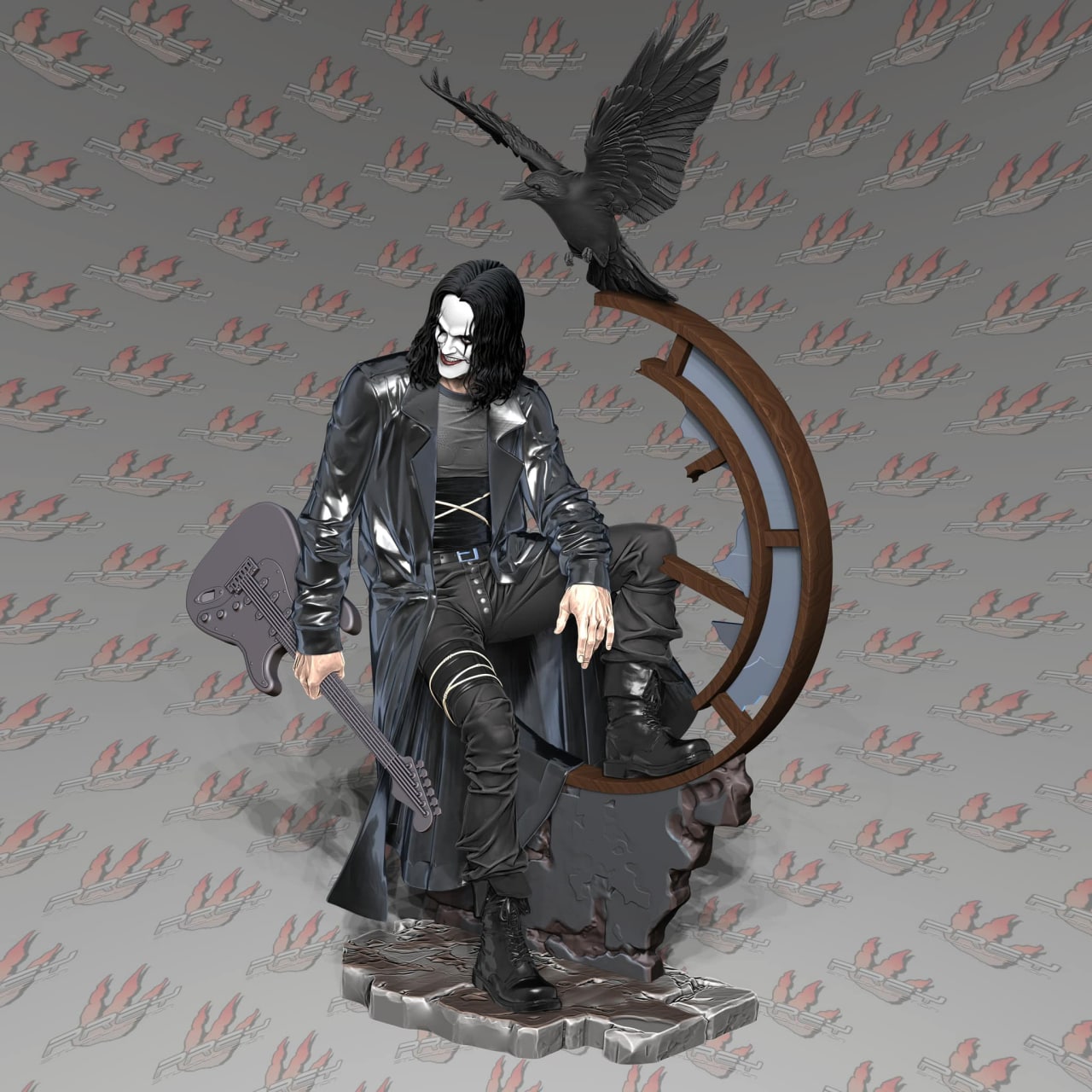 《乌鸦》(THE CROW) 3D打印图纸